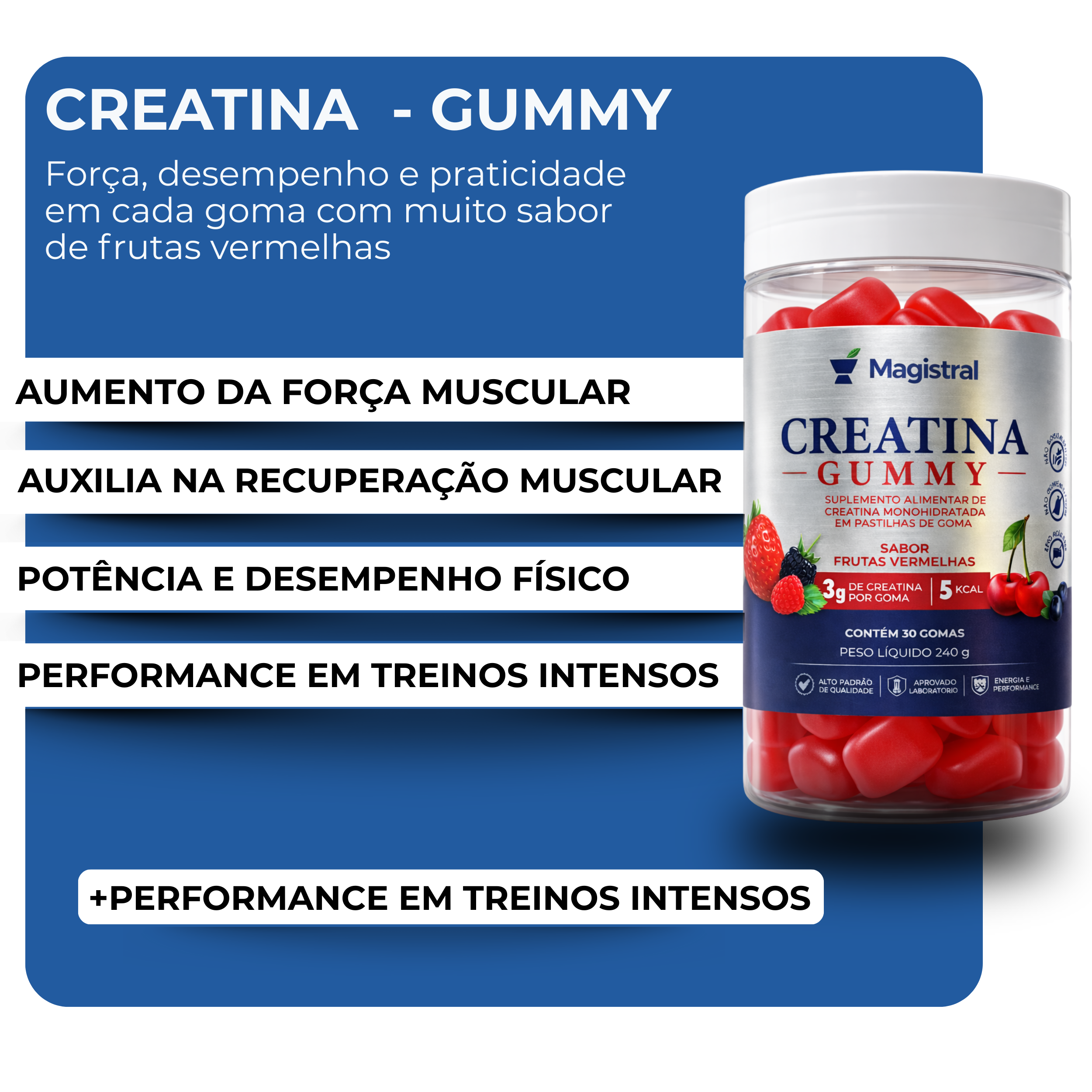 Creatina Gummy 30un