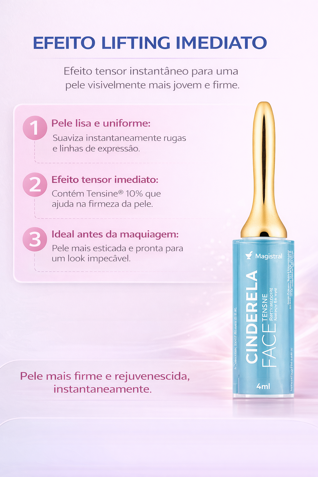 Cinderela face  - 4g (sérum efeito Cinderela)