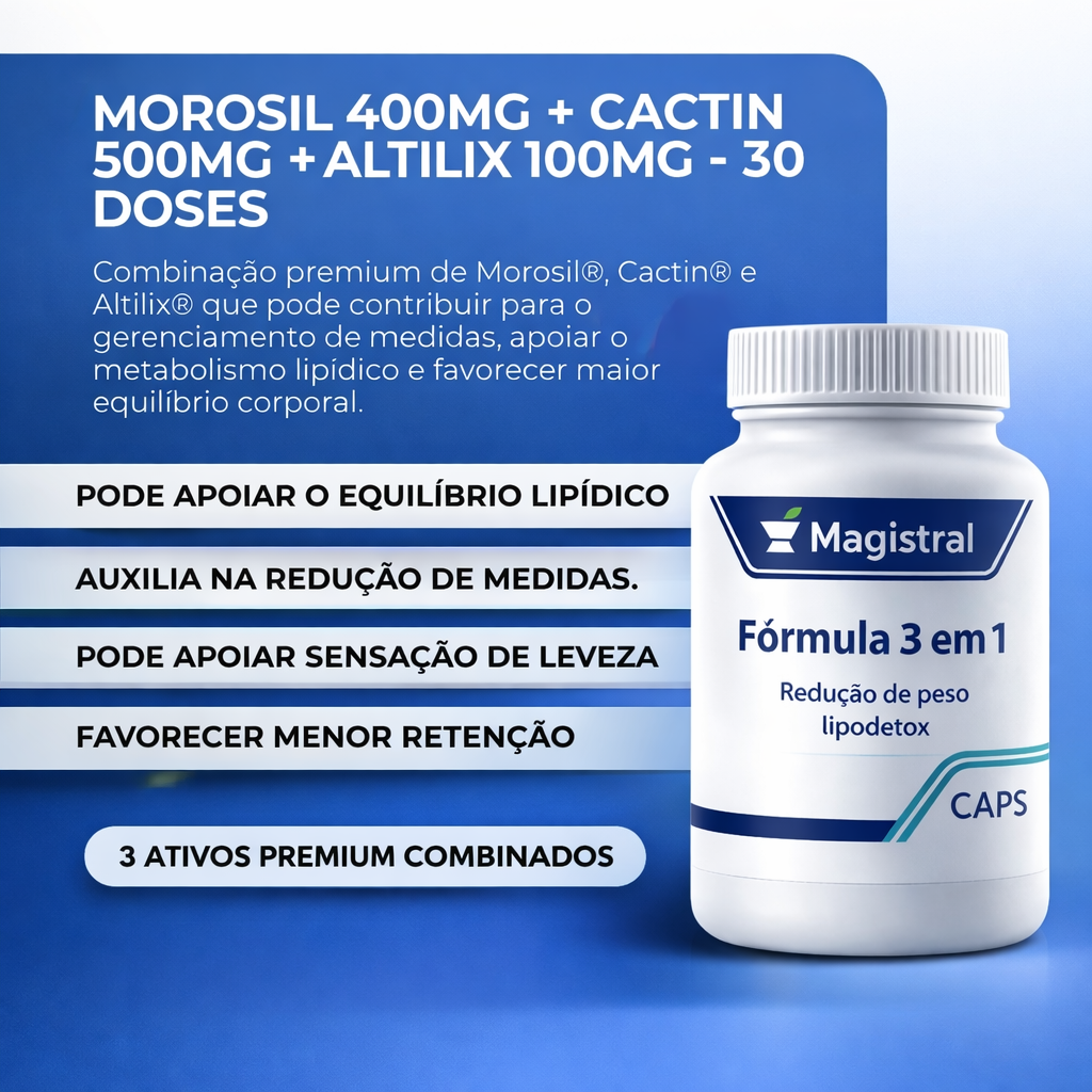 Fórmula 3 em 1 -  (redução de peso lipodetox)