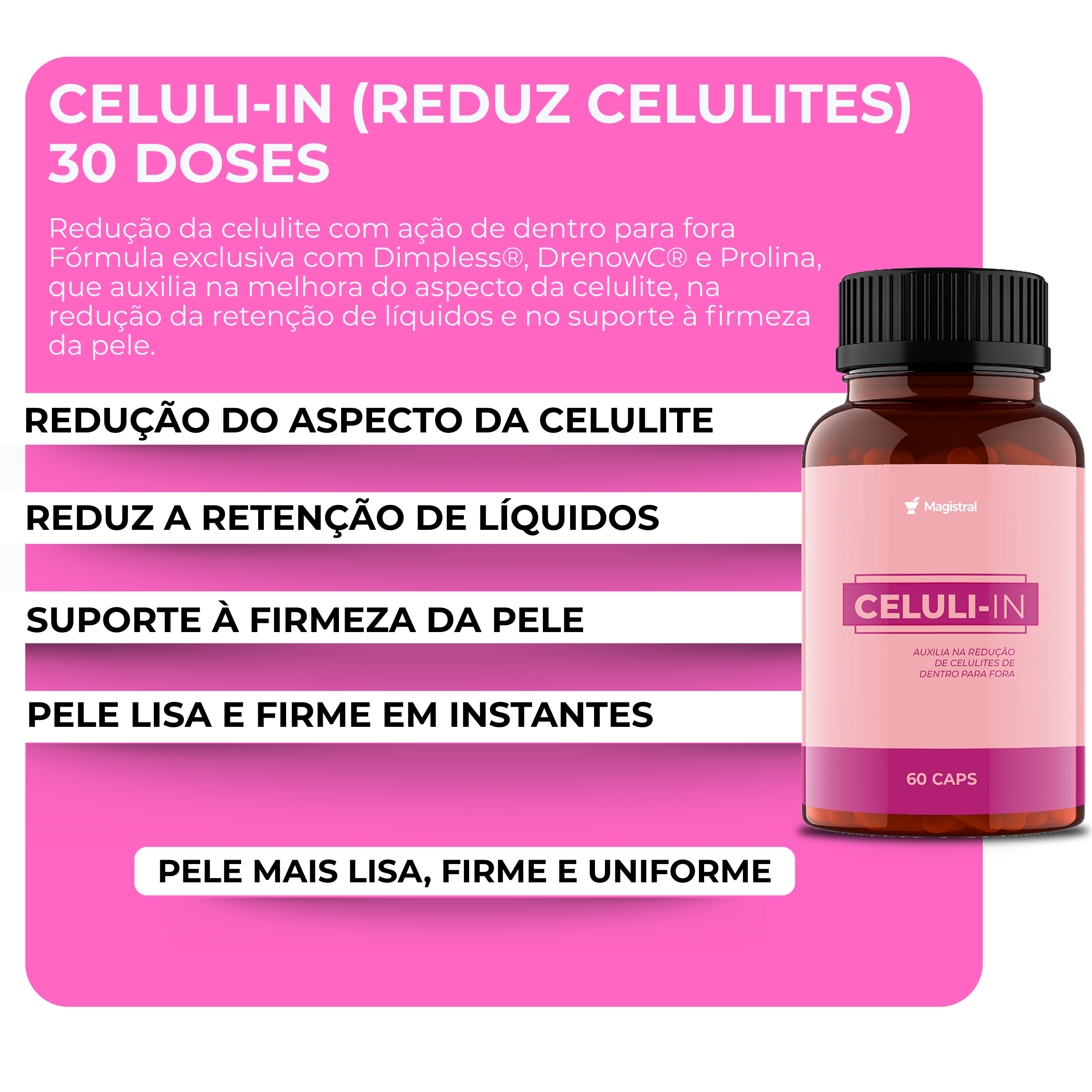 Celuli-in  - 30 doses (redução de celulites)