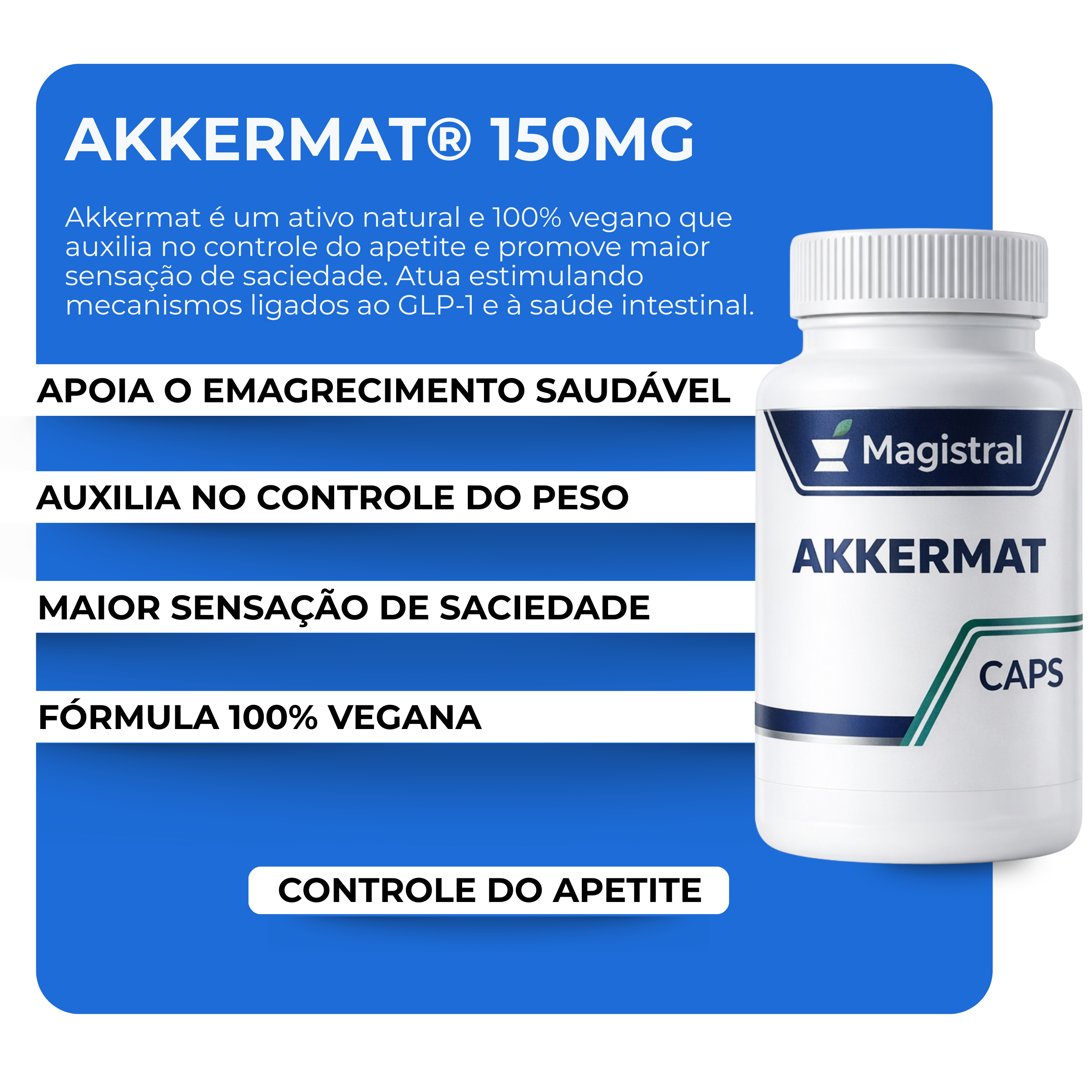 AKKERMAT® - 150mg (inibidor da fome)